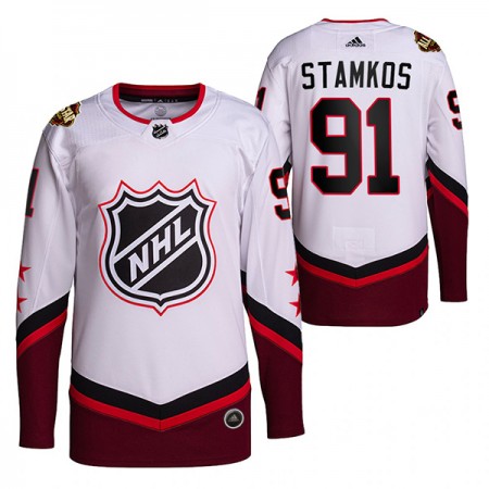 Pánské Hokejový Dres Tampa Bay Lightning Steven Stamkos 91 2022 NHL All-Star Bílý Authentic